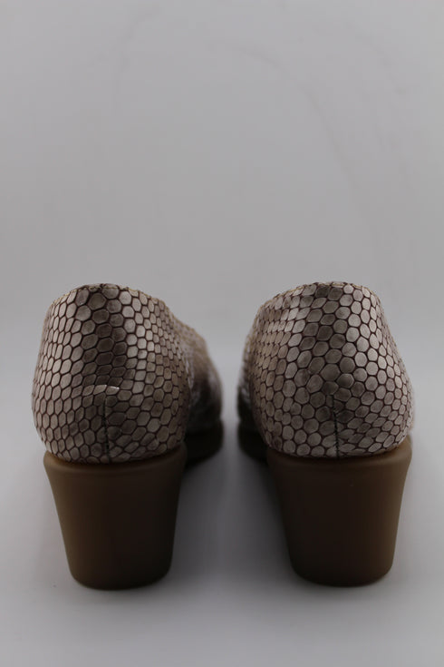 DFC Relax Perforated Wedge Heel Slip-On Pumps